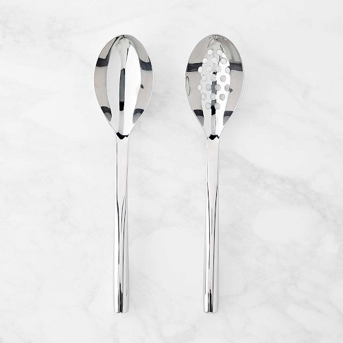 Williams Sonoma Signature Stainless Steel Spoons, Set of 2