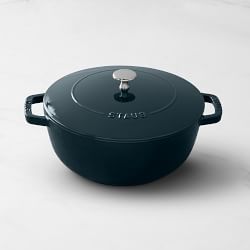 Staub Enameled Cast Iron Essential French Oven, 3 3/4-Qt., La Mer