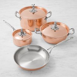 Ruffoni Opus Cupra Disney Hammered Copper 7-Piece Cookware Set