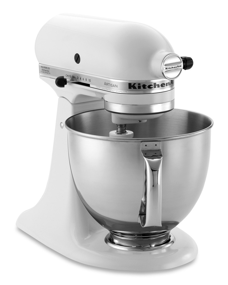 KitchenAid® Artisan Stand Mixer, 5-qt, White/Silver