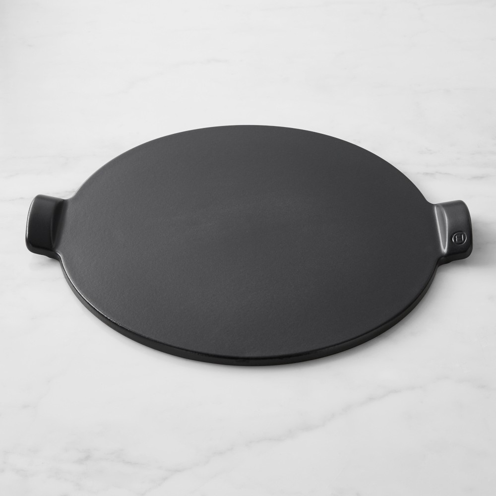 Emile Henry French Ceramic Pizza Stone - 16", Black