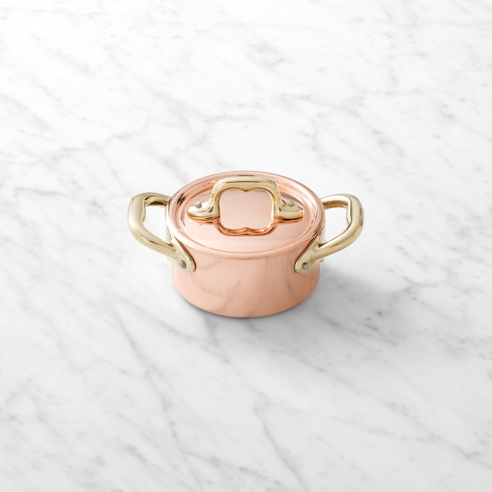 Mauviel M'Minis Copper Round Cocotte