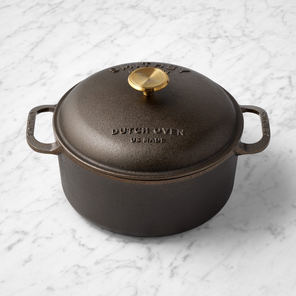 Smithey Seasoned Cast Iron Dutch Oven, 5 1/2-Qt. - 5 1/2-Qt.