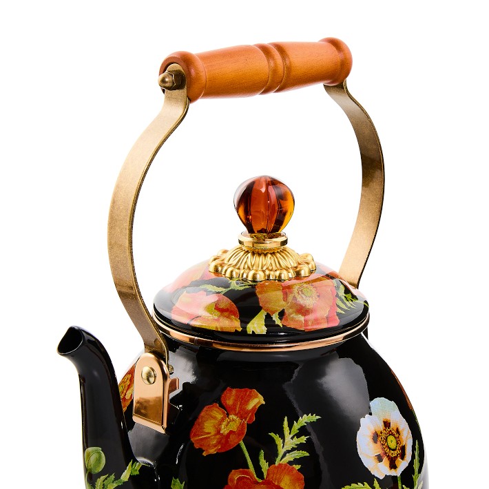 MacKenzie-Childs Poppy Tea Kettle, 2-Qt. | Williams Sonoma