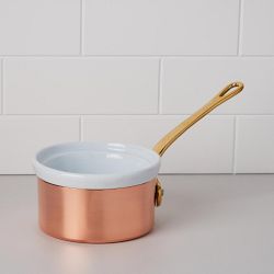 Ruffoni Copper Butter Warmer with Ceramic Insert