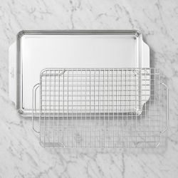 All Clad Stainless Steel Half Sheet with Cooling Rack