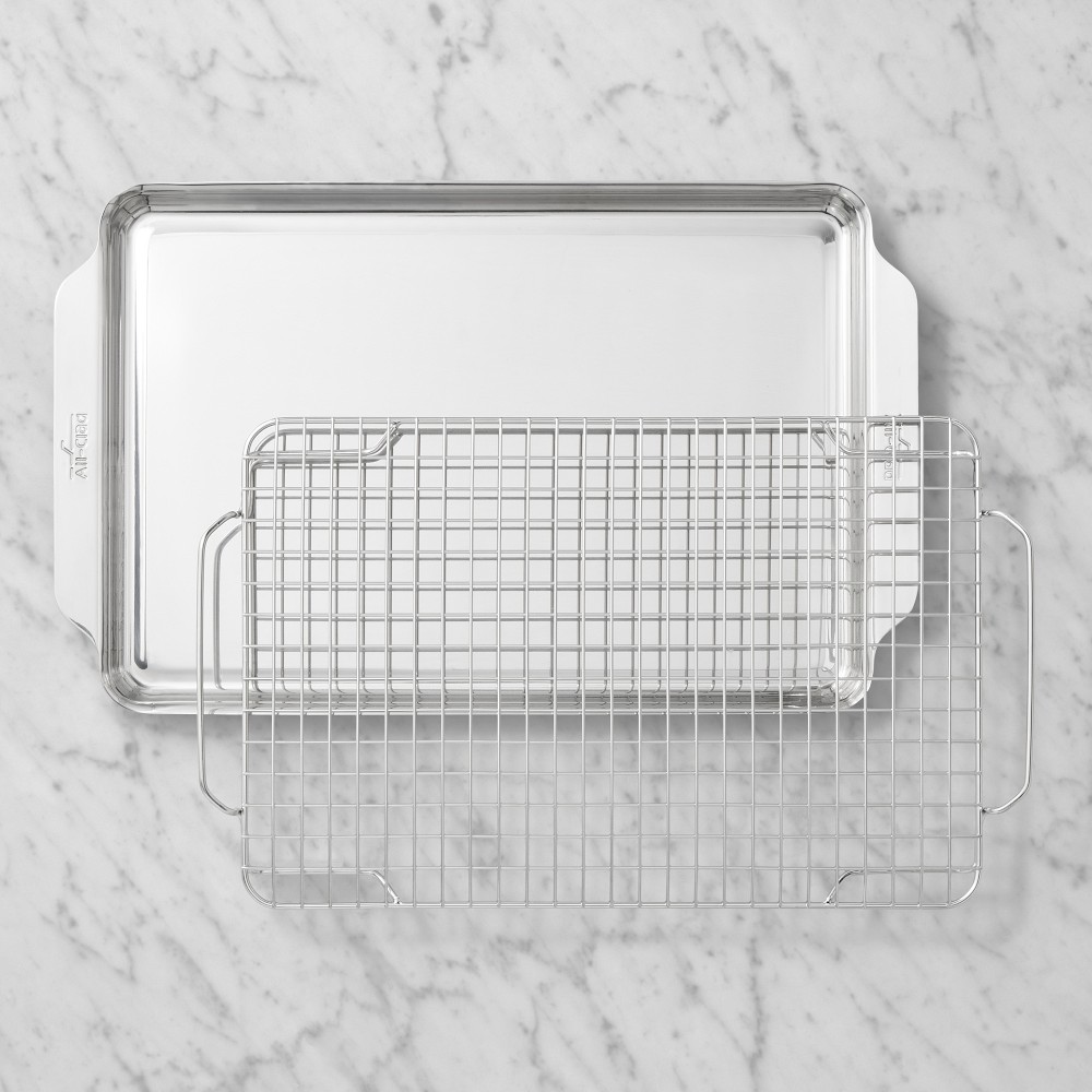 All-Clad Stainless Steel Half Sheet with Cooling Rack