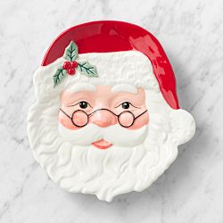 'Twas the Night Before Christmas Santa Figural Salad Plate