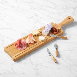 Boska Rectangular Friends Cheese Board & Oslo Knives Gift Set