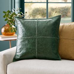 Dennis Leather Pillow Cover