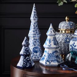 Chinoiserie Ceramic Christmas Tree