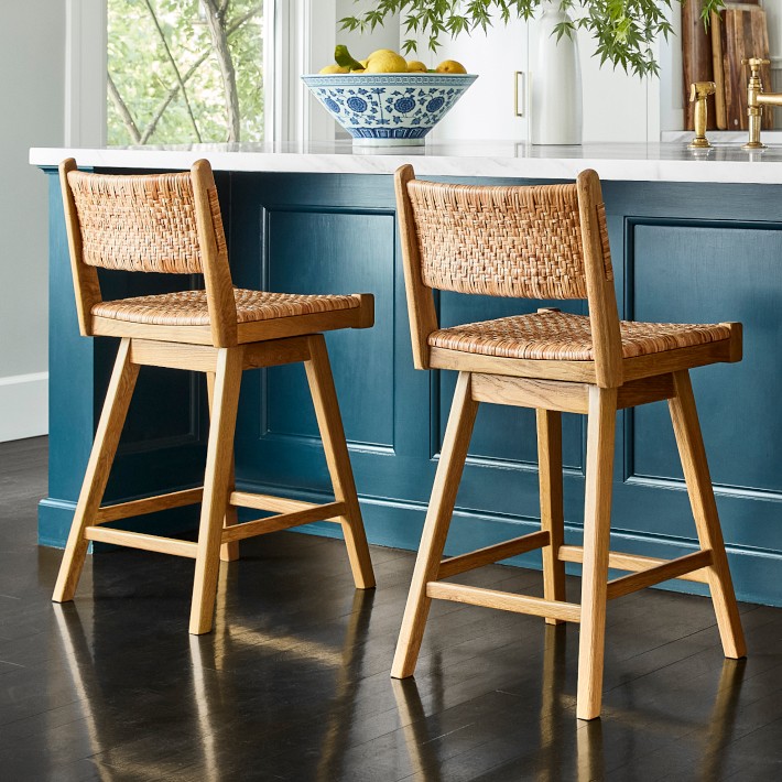 Sullivan Swivel Counter Stool Williams Sonoma