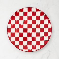 MacKenzie-Childs Cherry Check Dinner Plates