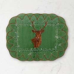 Bordallo Pinheiro Woods Large Rectangular Deer Platter