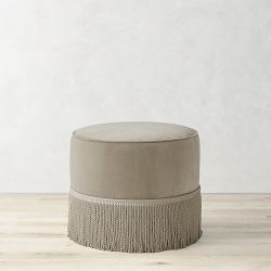 Camile Stool with Samuel &amp; Sons Fringe (21&quot;)