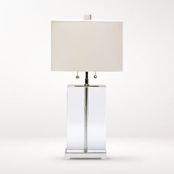 Crystal Block Table Lamp