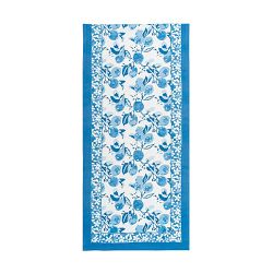 Couleur Nature Citron Runner, 16" x 90", Blue