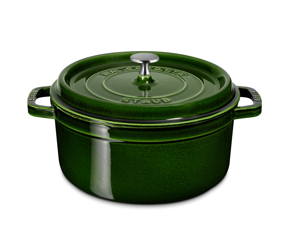 Staub Enameled Cast Iron Round Dutch Oven, 4-Qt. - 4-Qt., Basil