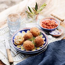 Sicily Ceramic Appetizer Plates