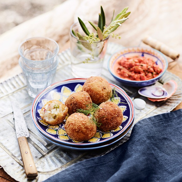 Sicily Mixed Appetizer Plates - Set of 4 | Williams Sonoma