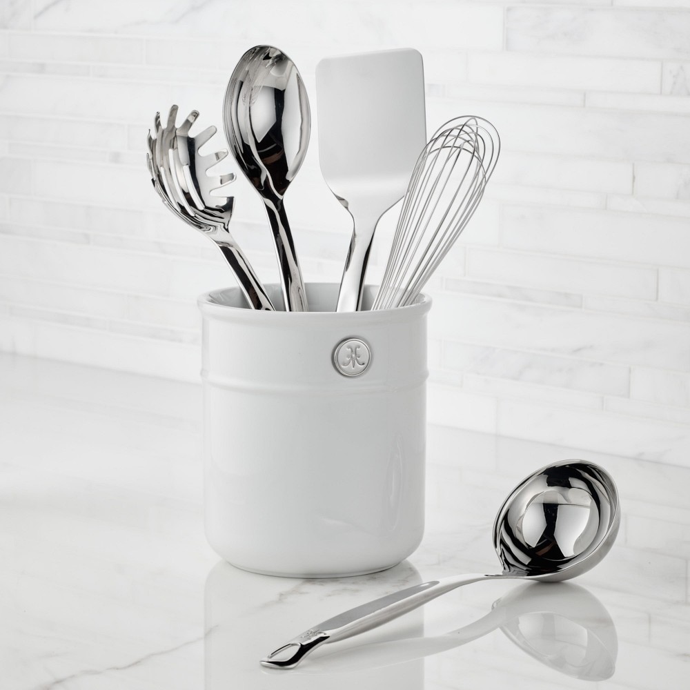 Hestan Provisions Deluxe Stainless Steel Chef's Tools and Bain Marie, Set of 6