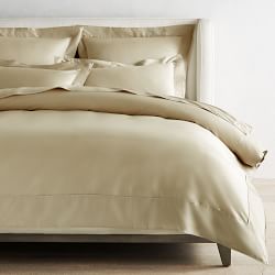 OPEN BOX: Chambers® 600 Thread Count Sateen Duvet Cover, Full/Queen, Oatmeal