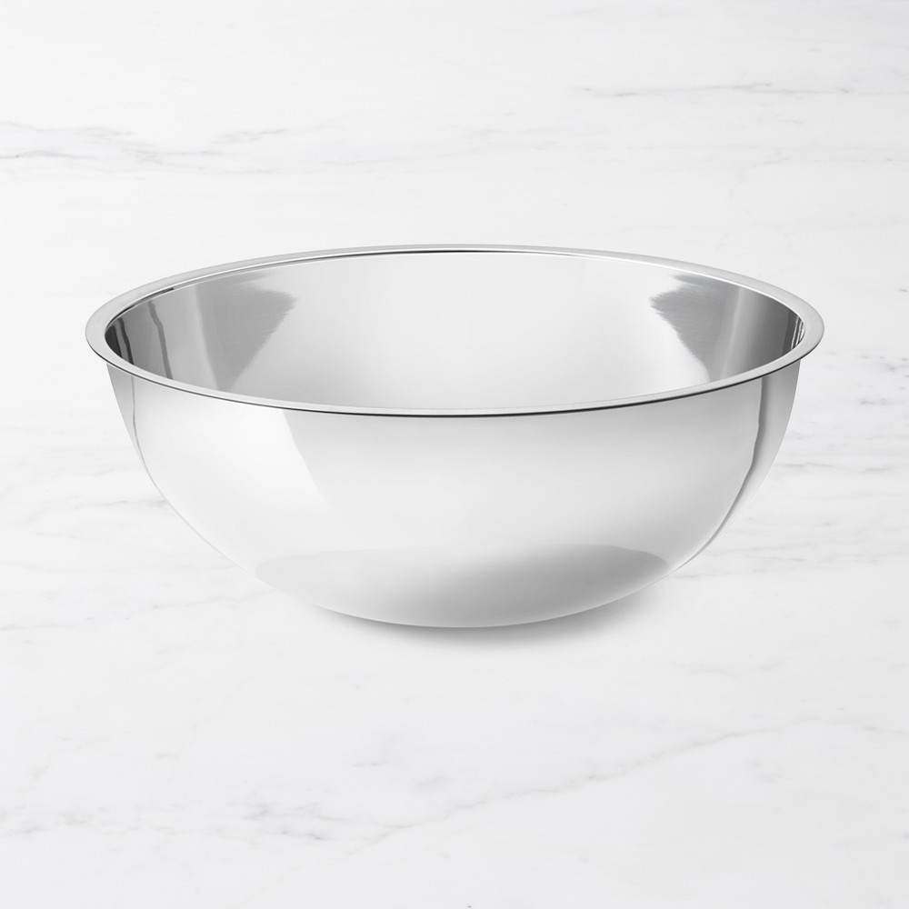 Stainless-Steel Restaurant Mixing Bowls - 8-Qt.