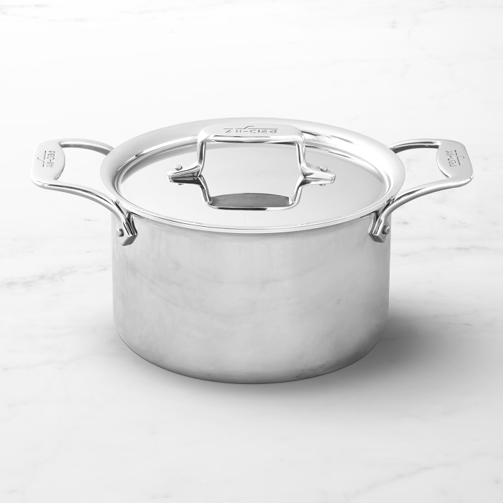 All-Clad D5® Stainless-Steel Soup Pot, 4-Qt. | Williams Sonoma