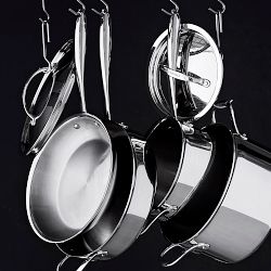 Williams Sonoma Signature Thermo-Clad&#8482; Stainless-Steel 10-Piece Cookware Set