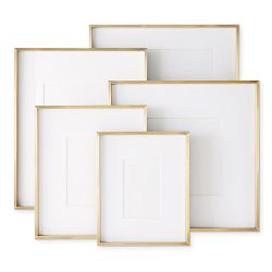 Antique Brass Gallery Picture Frames