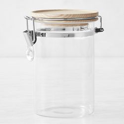 Hold Everything Stackable Glass Canister with Clamp