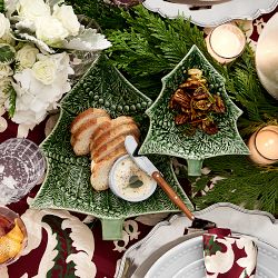 Bordallo Pinheiro Christmas Tree Individual Bowls