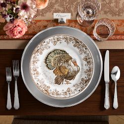 Plymouth Classic Turkey 16-Piece Dinnerware Set