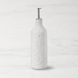 Le Creuset Olive Branch Oil Cruet, White