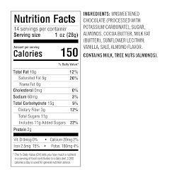 Williams Sonoma Dark Chocolate Salted Almond Bark