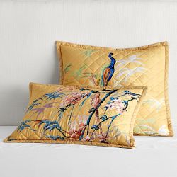 Painted Peacock Quilt &amp; Shams