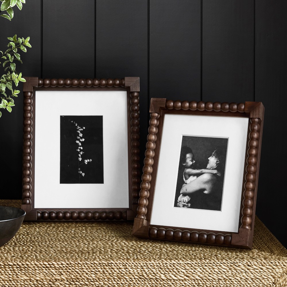 Sheila Bridges x Williams Sonoma Home Turned Walnut Picture Frames