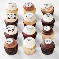 Georgetown Cupcake Graduation Cupcakes, Set of 12