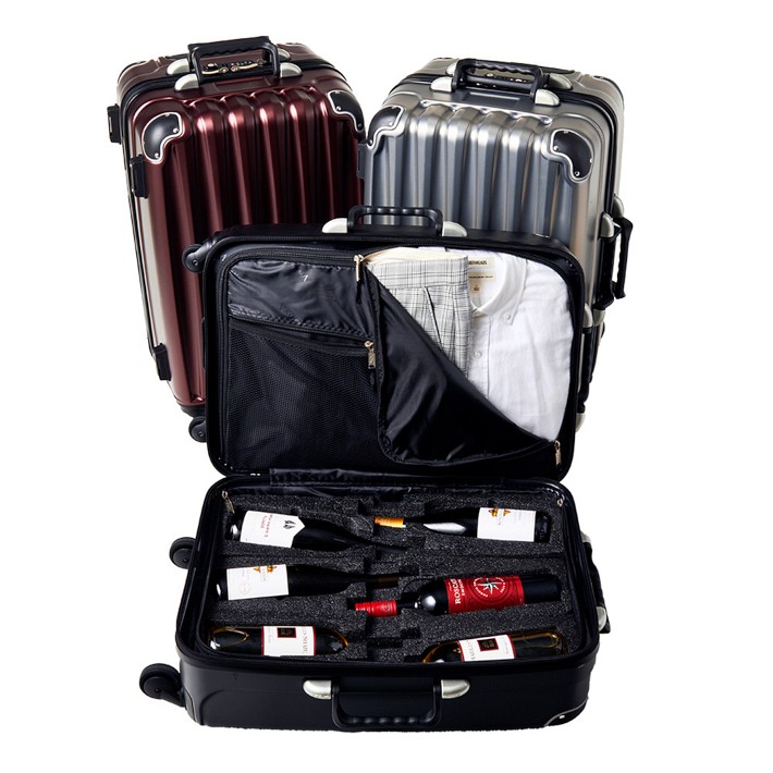 Valise à Vin Keaiomo Pour Avion - 12 Bouteilles, Version 2025 Renforcée