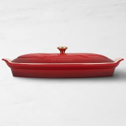 Le Creuset Stoneware Oval Fish Baker, 1 3/4 Qt.