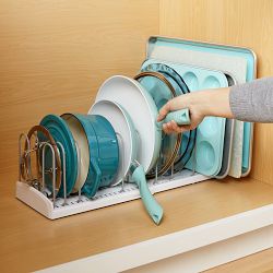 YouCopia StoreMore Pan &amp; Lid Expandable Rack