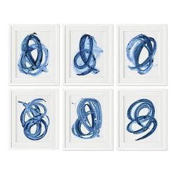 Blue Abstract Series