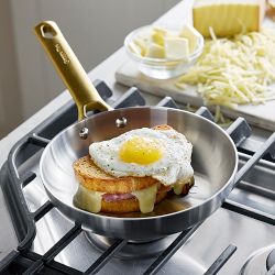 GreenPan™ Reserve Uncoated Stainless-Steel Fry Pan, 8"