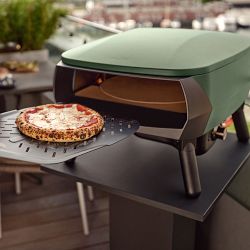 Witt PICCOLO Rotante 13" Pizza Oven, Matte Green