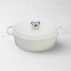Le Creuset Signature Enameled Cast Iron Oval Dutch Oven, 5-Qt., White
