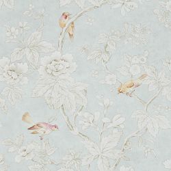 SND Wallpaper, Chiswick Grove in Silver