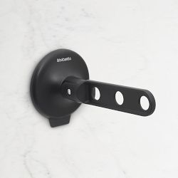 Brabantia Clothes Hook with Suction Cup, Black