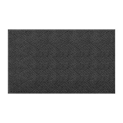 Waterhog Diamond All Weather Rug 3x5 Charcoal