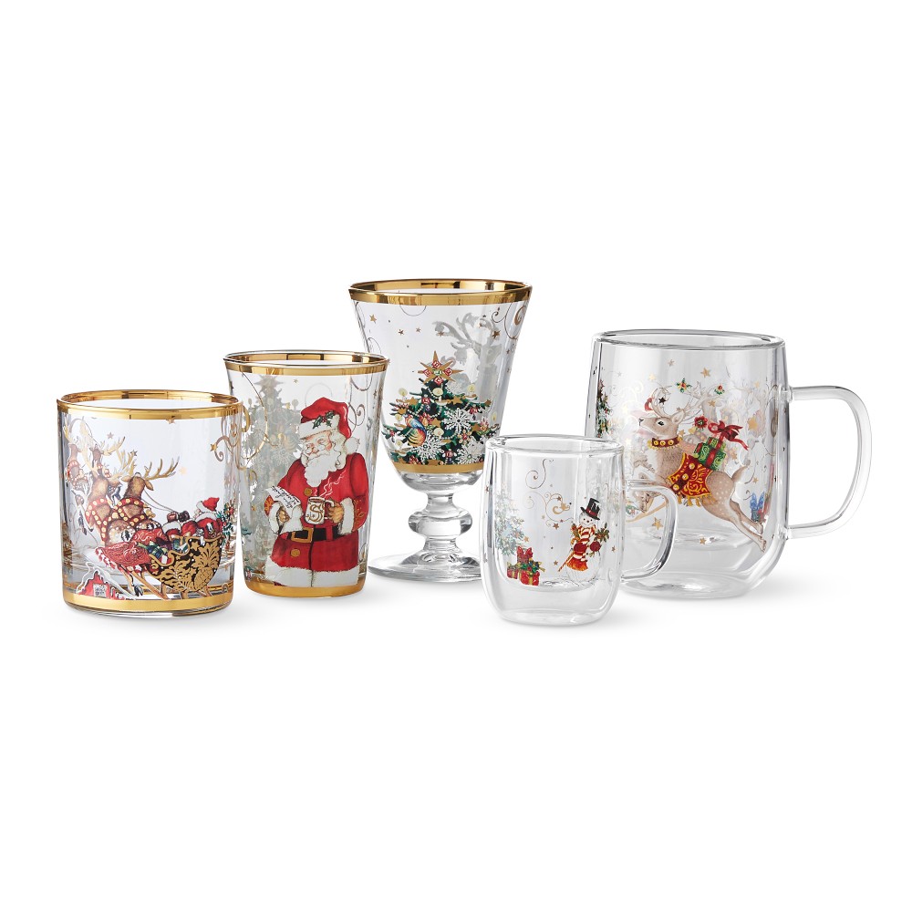 'Twas the Night Before Christmas Glassware Collection