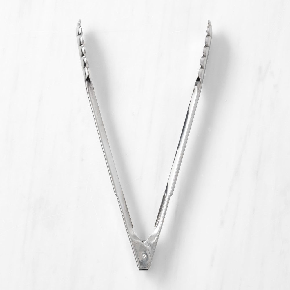 Open Kitchen by Williams Sonoma Stainless-Steel Locking Tongs - 12"